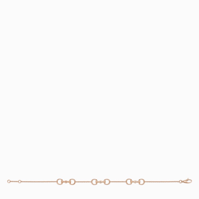 Horsebit 18k diamond bracelet