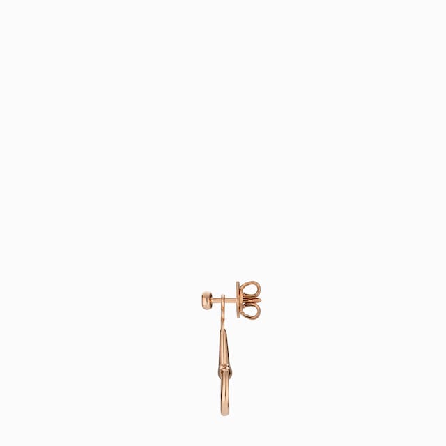 Horsebit 18k diamond earrings