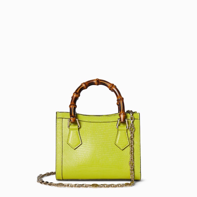 Gucci Diana lizard small tote bag