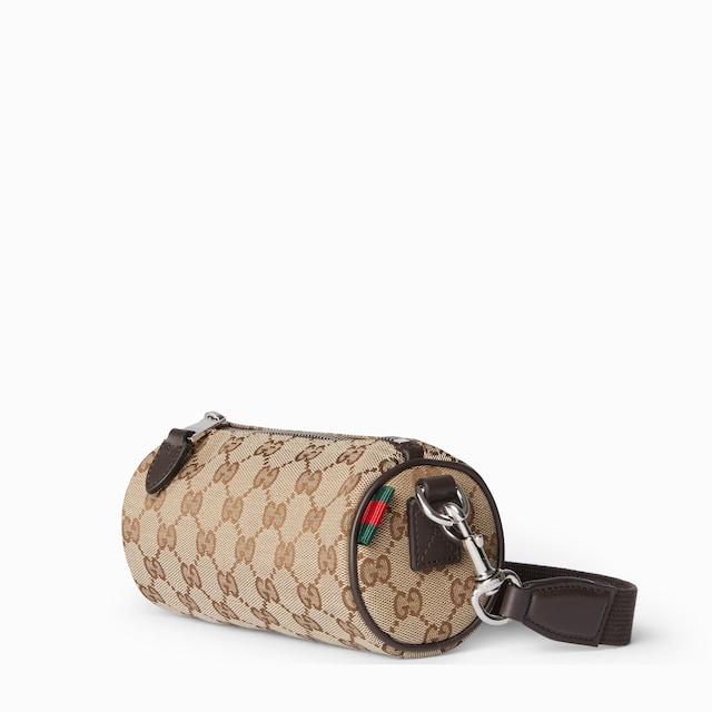 GG canvas mini cylinder bag
