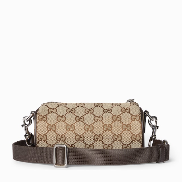 GG canvas mini cylinder bag