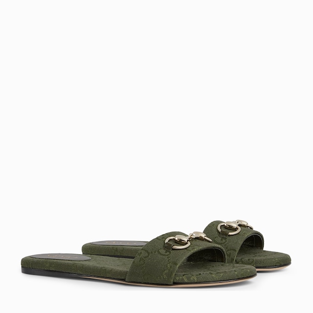 Women's slide sandal with Horsebit