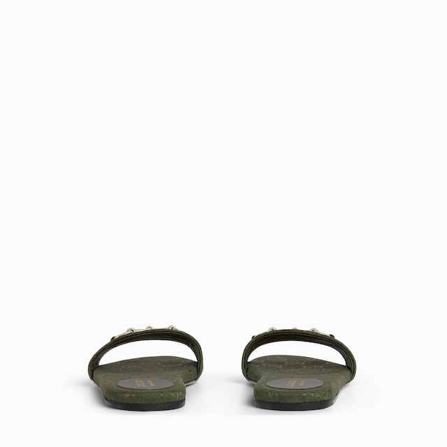 Women's slide sandal with Horsebit