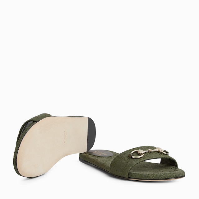 Women's slide sandal with Horsebit