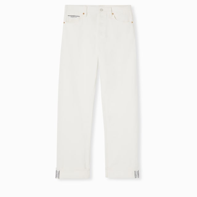 Cotton selvedge denim pant