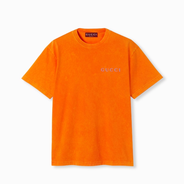 Printed cotton jersey T-shirt