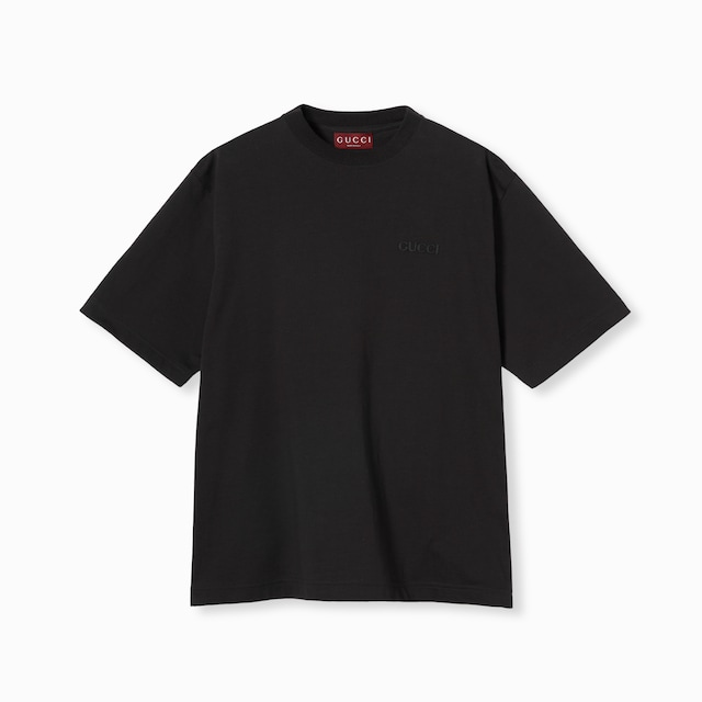 Cotton jersey T-shirt with embroidery
