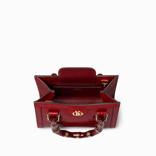 Cabas Gucci Diana en python petit format
