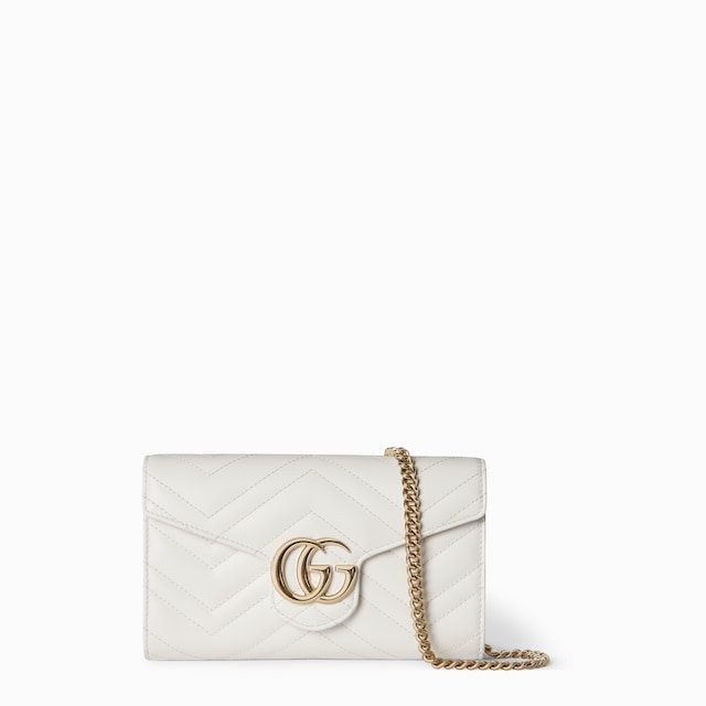 GG Marmont wallet on chain