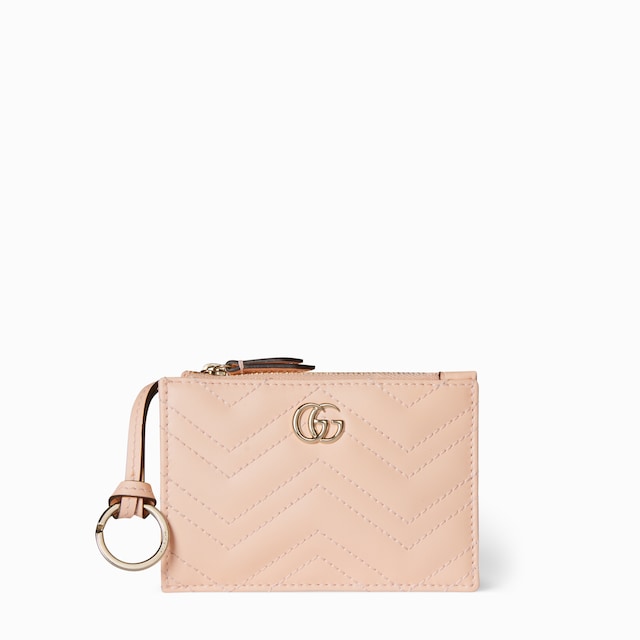 Étui à clés zippé GG Marmont