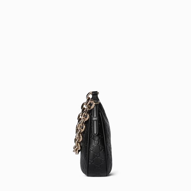 Sac à épaule GG Emblem format moyen