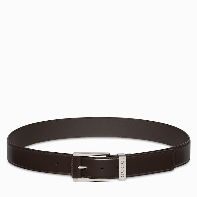 Belt with squared buckle