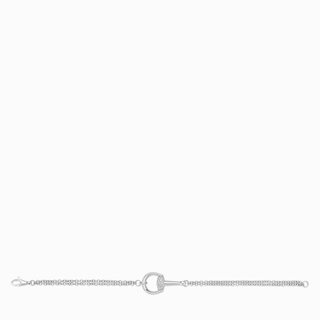 Gucci Horsebit 18k diamond bracelet