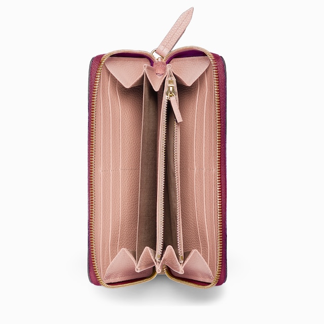 Bi-color GG Marmont zip around wallet