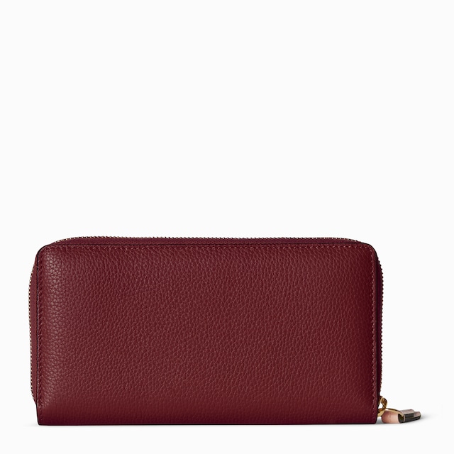 Bi-color GG Marmont zip around wallet