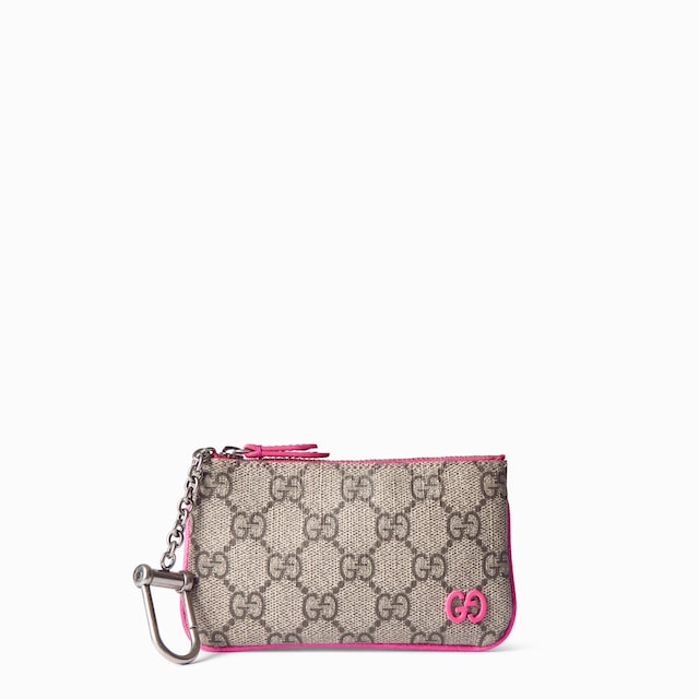 Pochette portachiavi bicolore