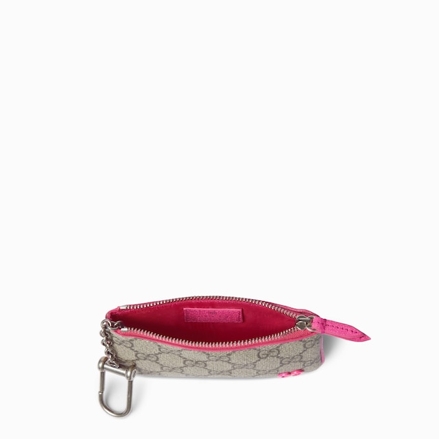 Pochette portachiavi bicolore