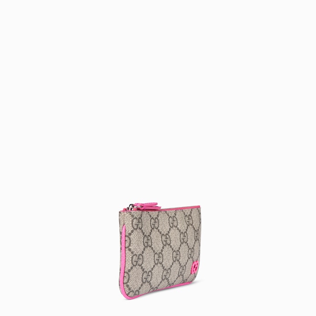 Pochette portachiavi bicolore