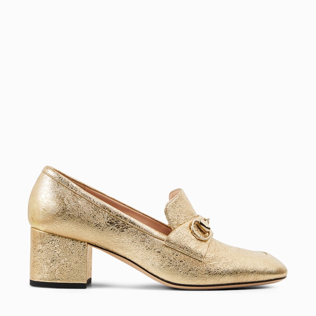 Women's loafer pump with Horsebit