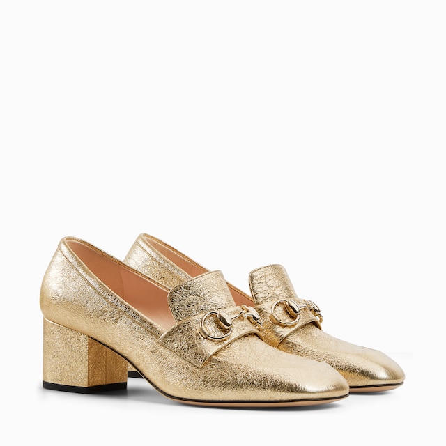 Women's loafer pump with Horsebit