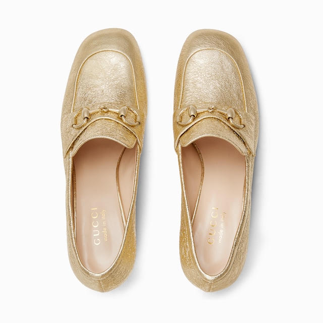 Women's loafer pump with Horsebit