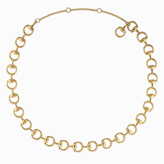 Gucci Horsebit 18k necklace