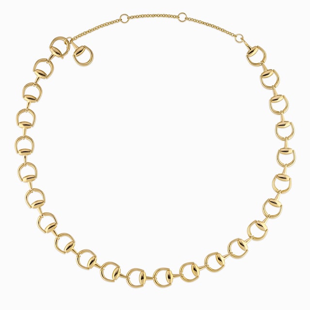 Gucci Horsebit 18k necklace