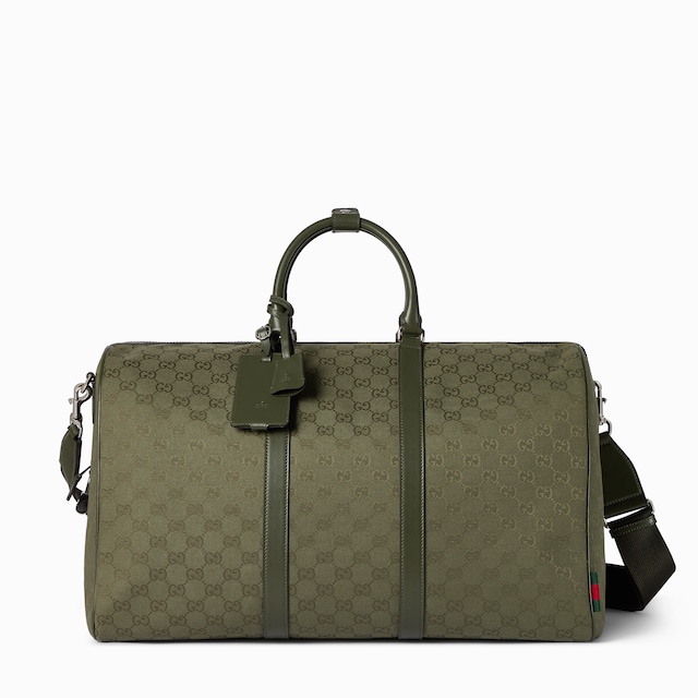 GG canvas large duffle bag 