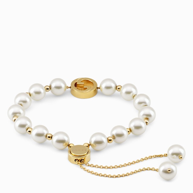 Bracelet en perles Gucci Interlocking