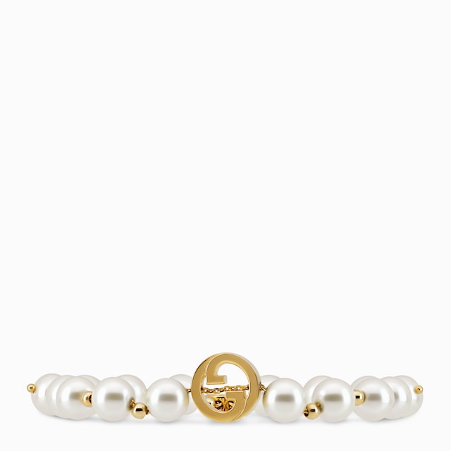 Bracelet en perles Gucci Interlocking