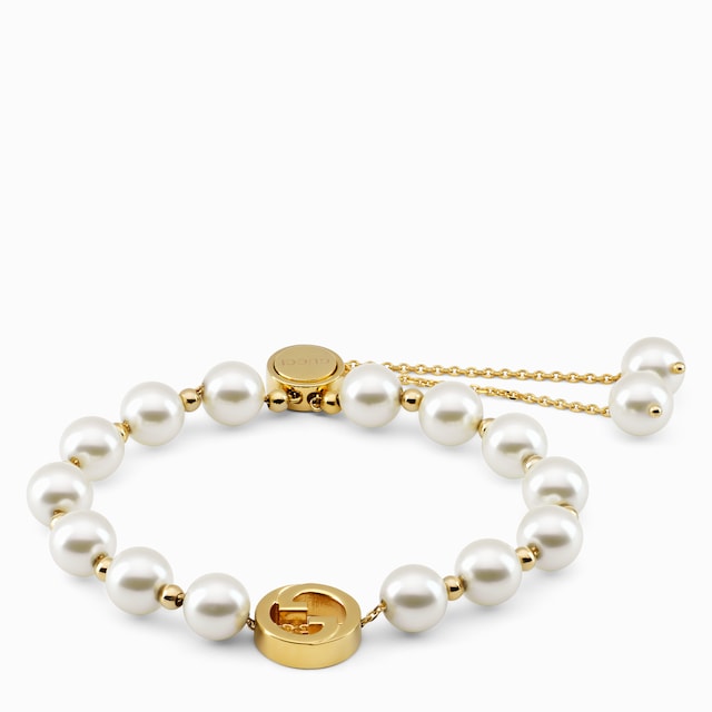 Bracelet en perles Gucci Interlocking