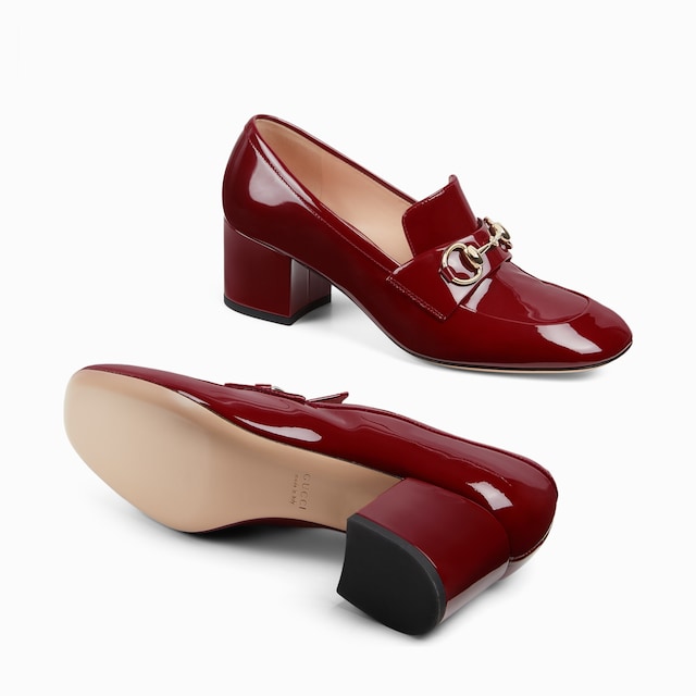 Women's loafer pump with Horsebit