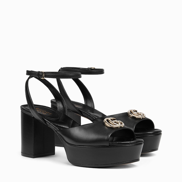 Women's platform sandal with Double G