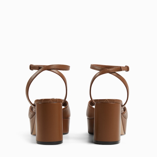 Women's platform sandal with Double G