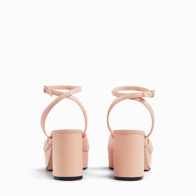 Women's platform sandal with Double G