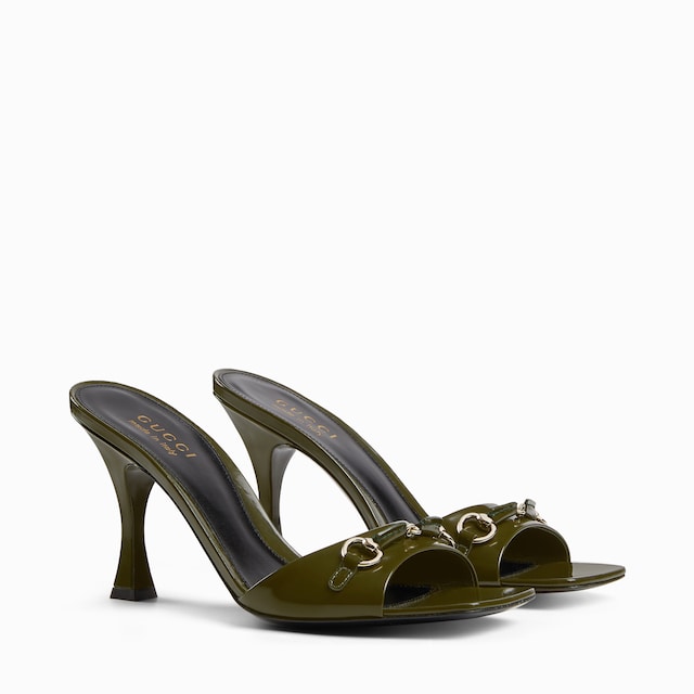 Women's slide sandal with Horsebit
