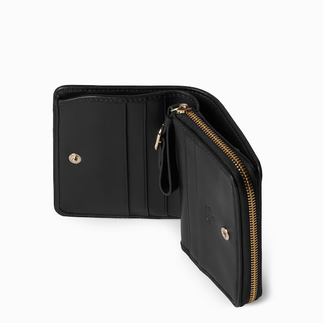 GG Emblem zip mini wallet