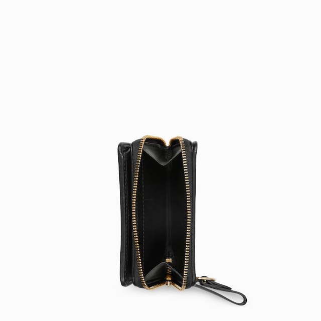 GG Emblem zip mini wallet