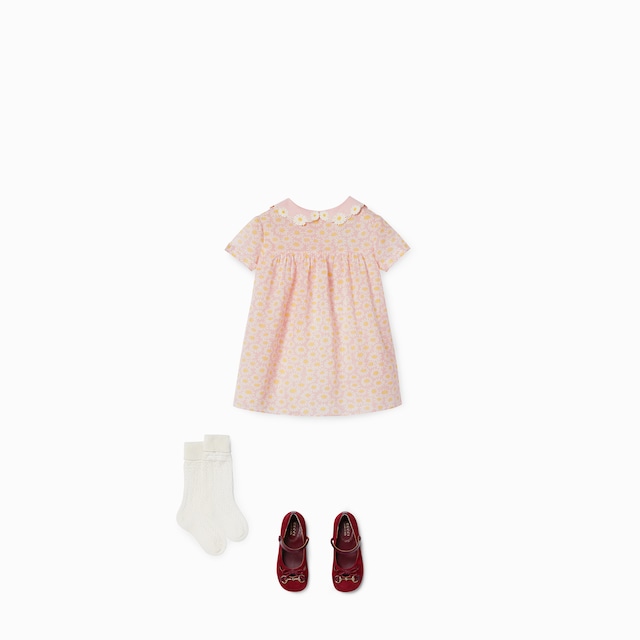 Baby printed muslin dress
