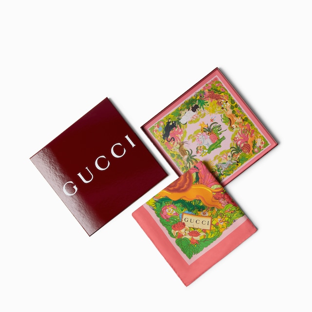 グッチ レディース シルク小物シルクスカーフ | GUCCI® JP