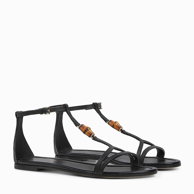 Women's sandal with bamboo detail