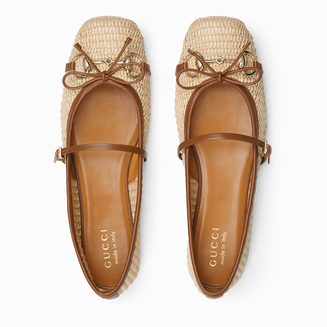 Bailarina Gucci Horsebit para mujer