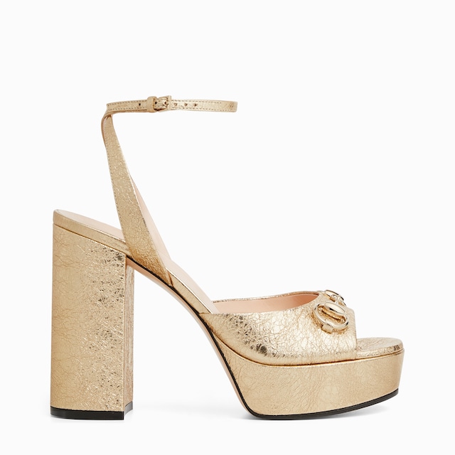 Women's Horsebit platform sandal