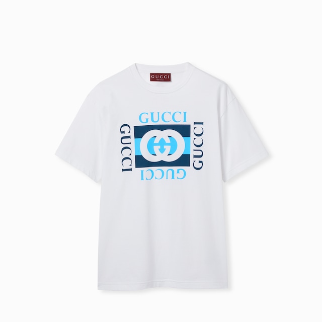 コットンジャージー プリント Tシャツ