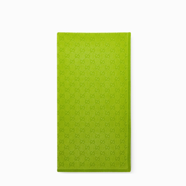 GG terrycloth beach towel
