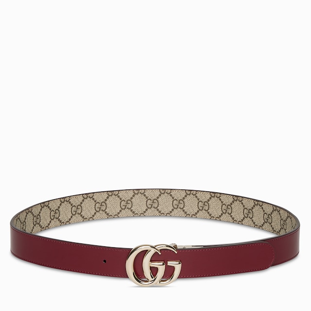حزام GG Marmont عريض بوجهَين
