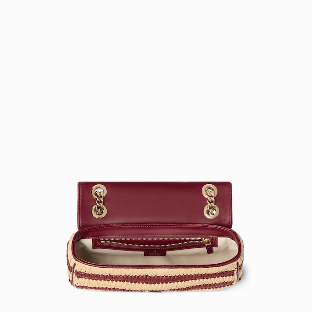 GG Marmont woven medium shoulder bag