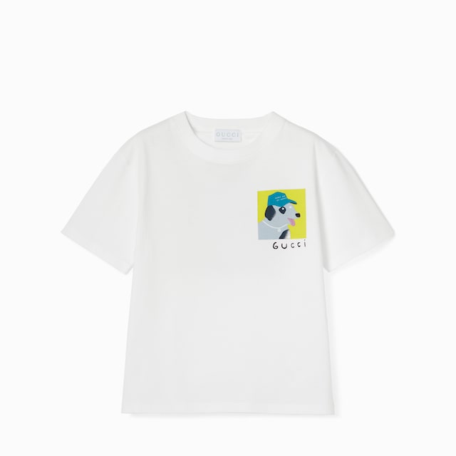 Children's cotton T-shirt with print