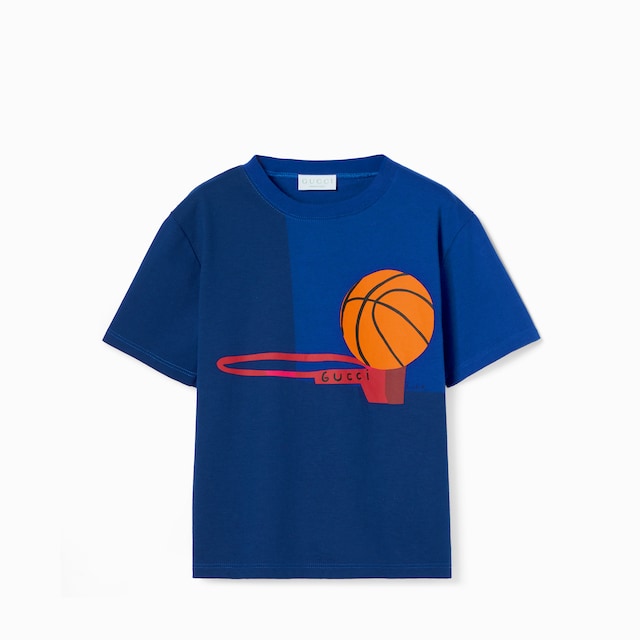 Kinder-T-Shirt aus Baumwolle mit Print