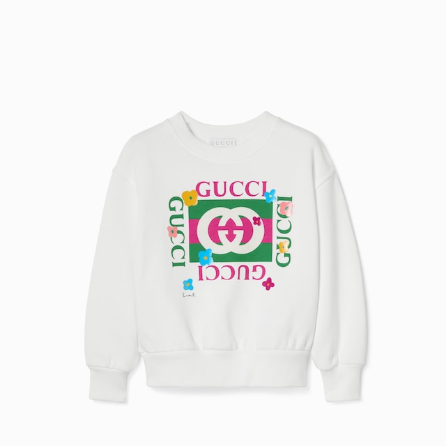 Children's cotton sweatshirt with print